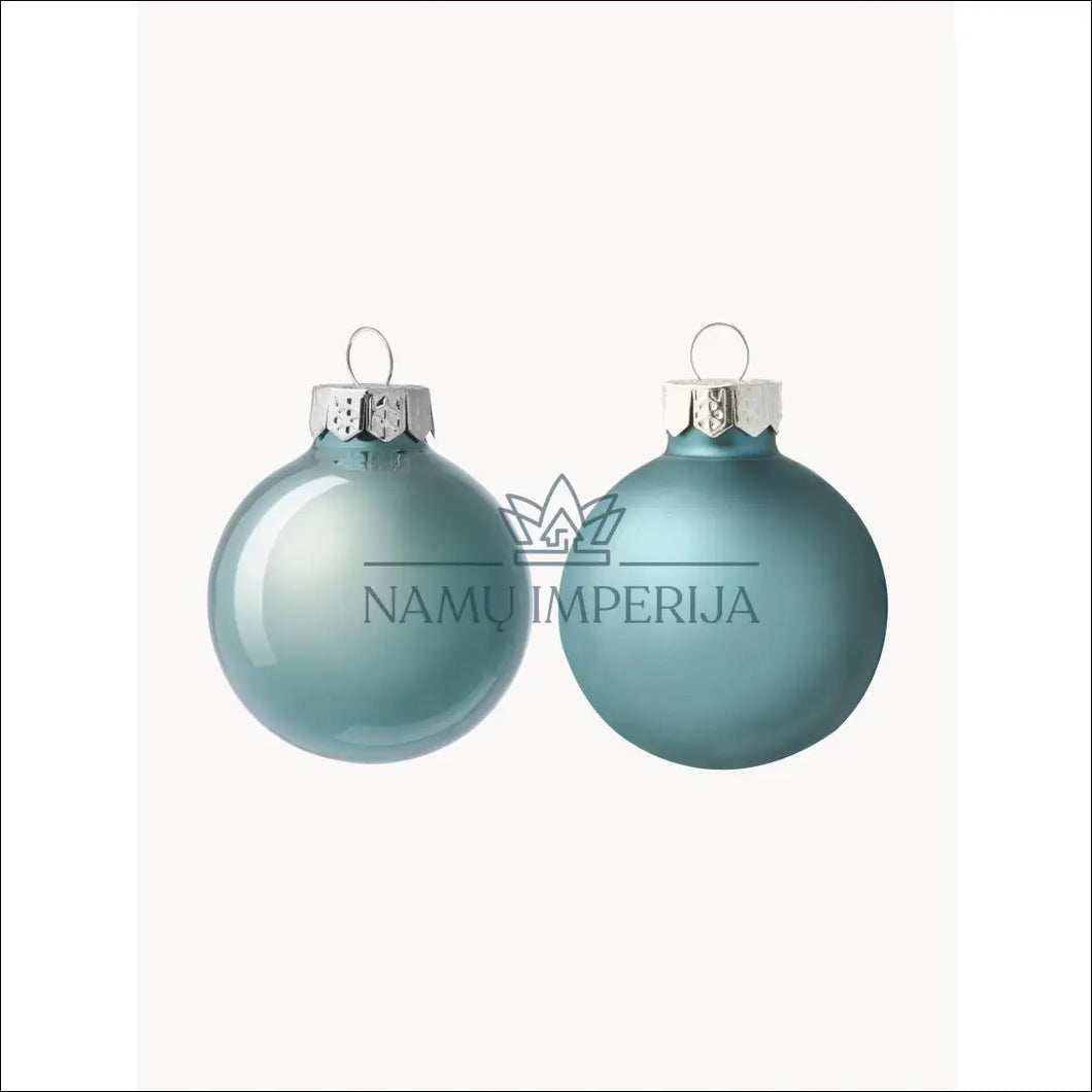 Kalėdinių burbuliukų komplektas (16vnt) DI4919 - €4 Save 60% color-melyna, kaledos, material-stiklas, under-25 Iki