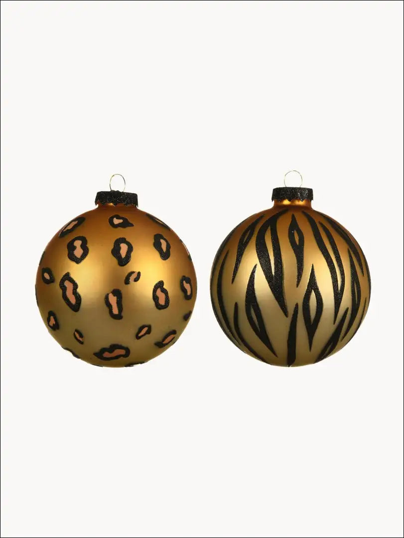 Kalėdinių burbulų komplektas (2vnt) DI4894 - €12 Save 50% __label:Pristatymas 1-2 d.d., color-auksine, color-juoda,