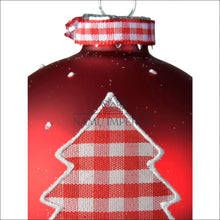 Įkelti vaizdą į galerijos rodinį, Kalėdinių burbulų komplektas (2vnt) DI4908 - €4 Save 60% color-balta, color-raudona, kaledos, material-stiklas,
