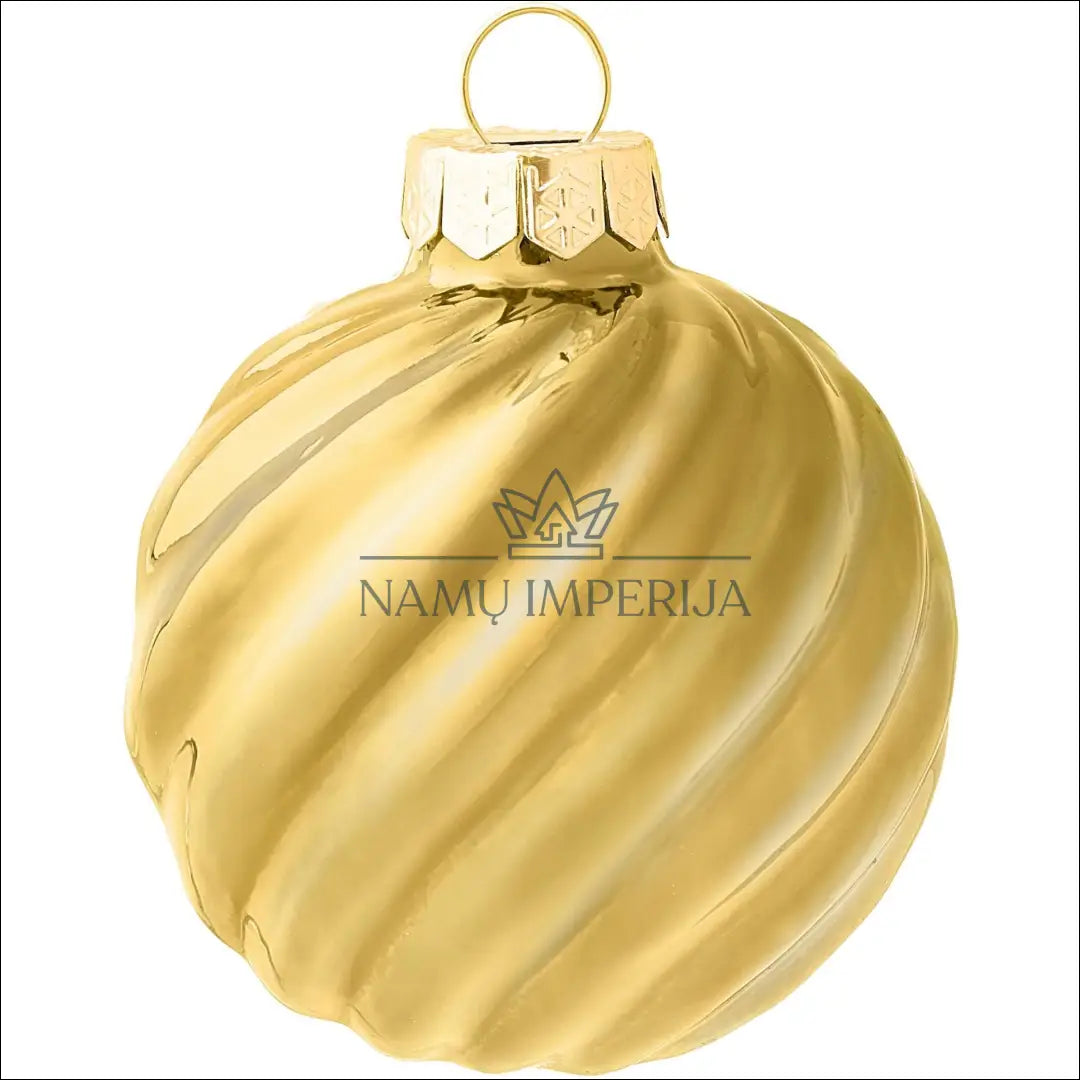 Kalėdinių burbulų komplektas (3vnt) DI4754 - €3 Save 60% color-auksine, kaledos, material-stiklas, under-25