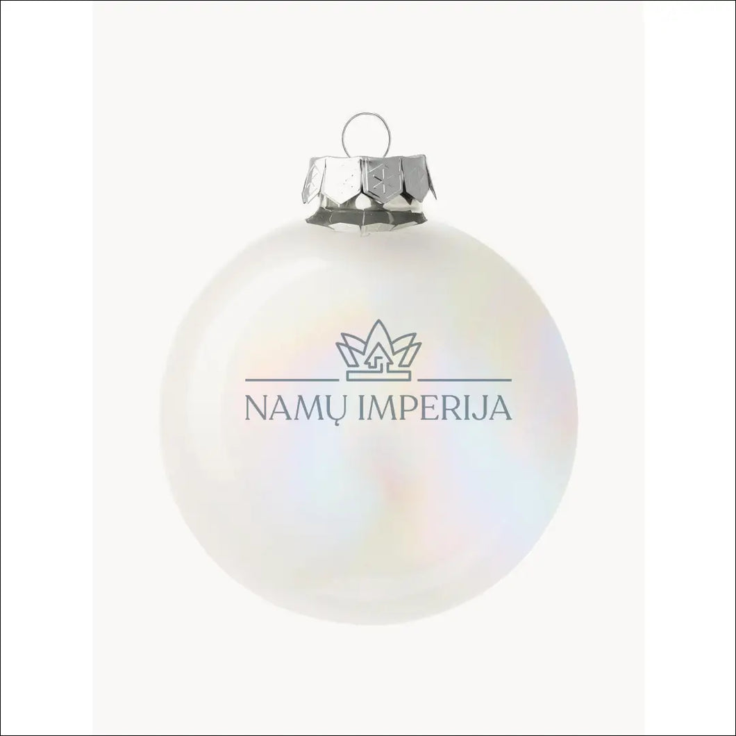 Kalėdinių burbulų komplektas (6vnt) DI4741 - €7 Save 60% color-balta, color-marga, color-margas, kaledos,