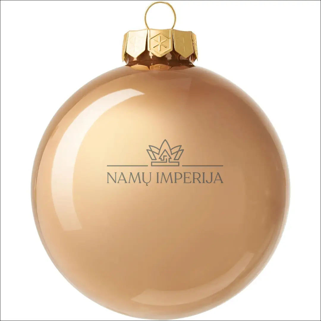 Kalėdinių burbulų komplektas (6vnt) DI4744 - €4 Save 60% color-smelio, kaledos, material-stiklas, under-25 Iki