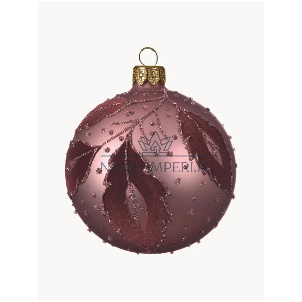 Kalėdinių burbulų komplektas (6vnt) DI4778 - €16 Save 60% color-rozine, color-violetine, kaledos,