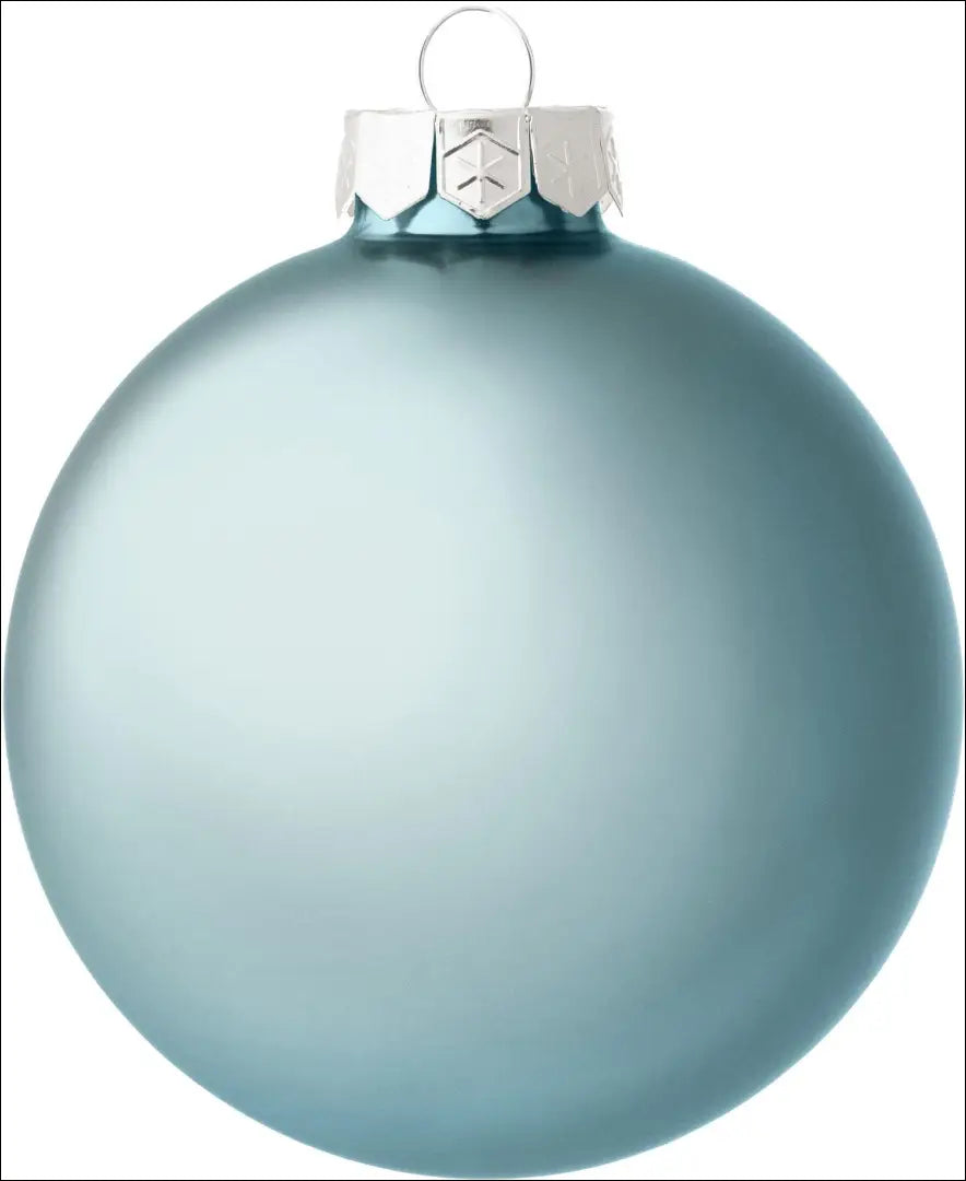 Kalėdinių burbulų komplektas (6vnt) DI4914 - €5 Save 50% __label:Pristatymas 1-2 d.d., color-melyna, kaledos,