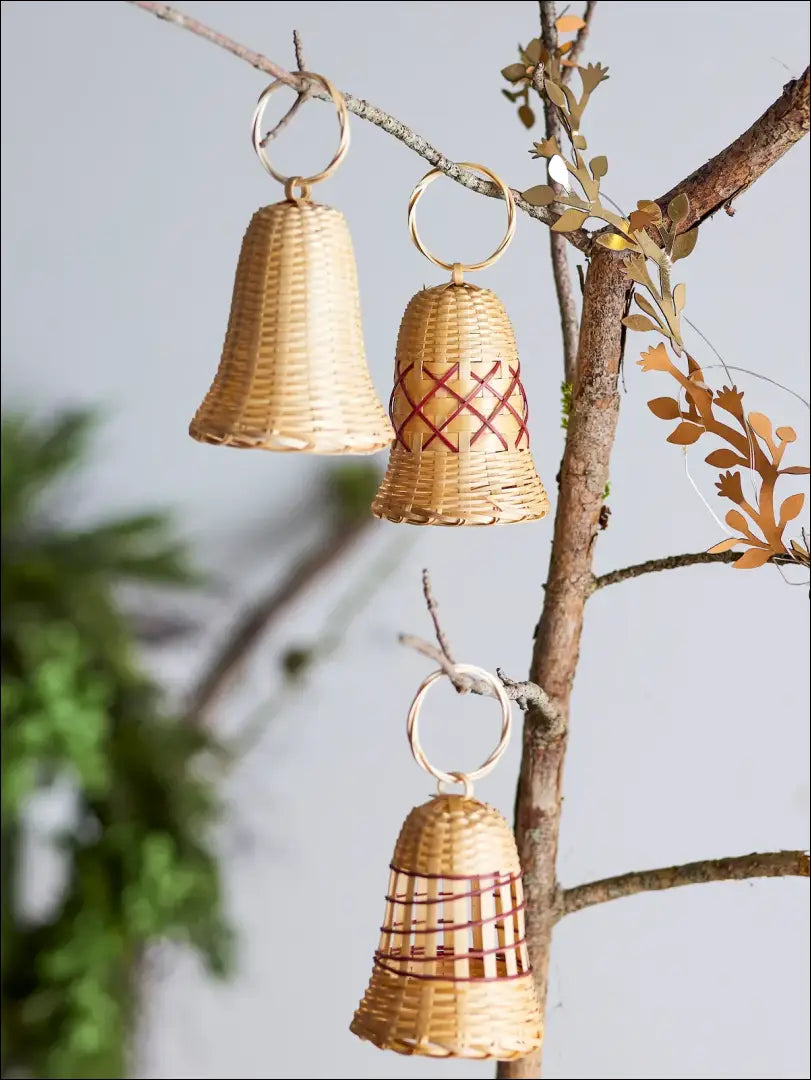 Kalėdinių papuošimų komplektas (3vnt) DI7455 - €10 Save 50% __label:Pristatymas 1-2 d.d., color-ruda, color-smelio,