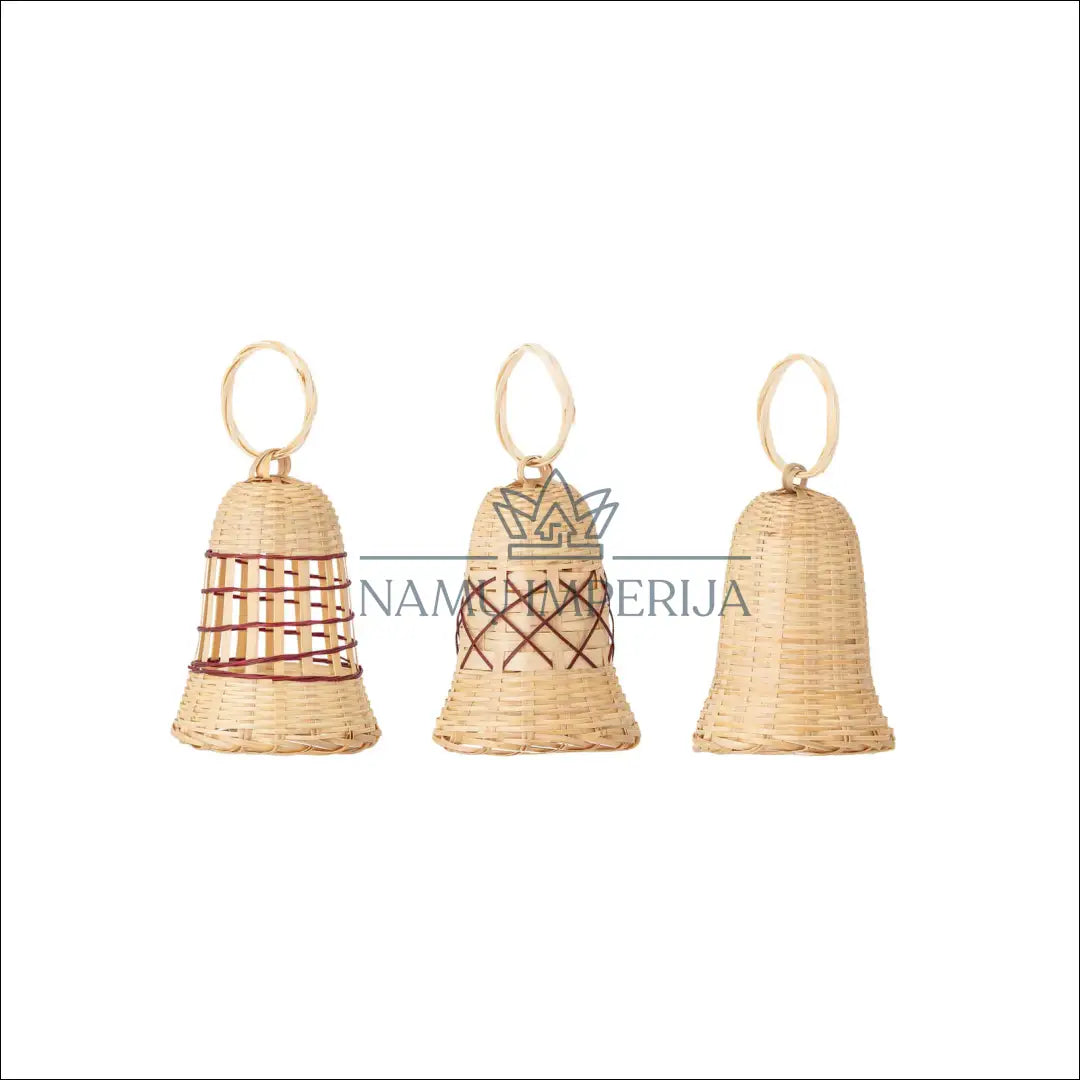 Kalėdinių papuošimų komplektas (3vnt) DI7455 - €10 Save 50% __label:Pristatymas 1-2 d.d., color-ruda, color-smelio,