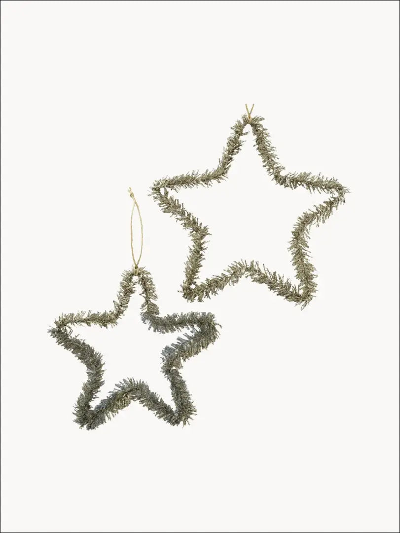 Kalėdinių žaisliukų komplektas (2vnt) DI4766 - €2 Save 65% __label:Pristatymas 1-2 d.d., color-auksine, kaledos,