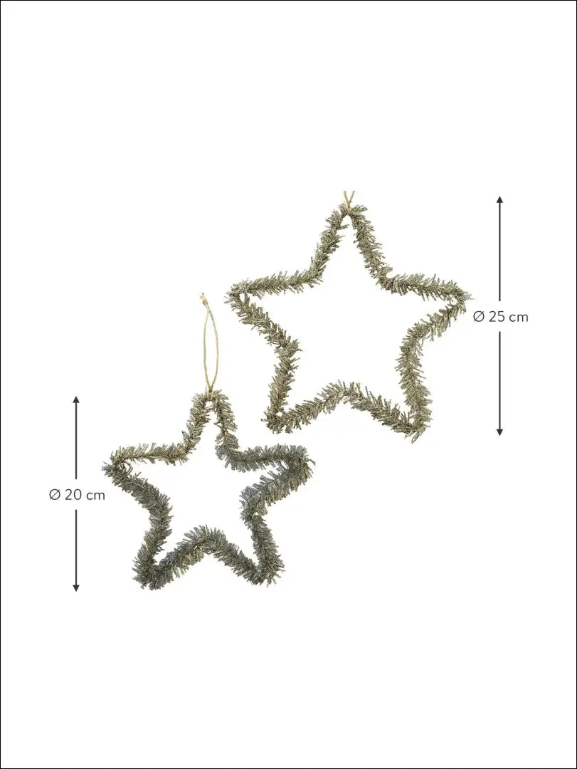 Kalėdinių žaisliukų komplektas (2vnt) DI4766 - €2 Save 65% __label:Pristatymas 1-2 d.d., color-auksine, kaledos,