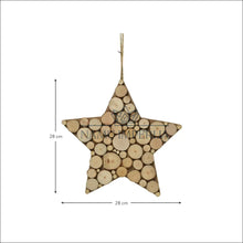 Įkelti vaizdą į galerijos rodinį, Kalėdinių žaisliukų komplektas (2vnt) DI4772 - €8 Save 60% color-ruda, kaledos, material-mediena, under-25 Iki
