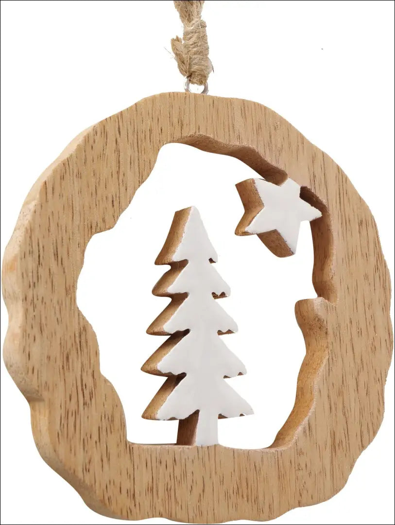 Kalėdinių žaisliukų komplektas (3vnt) DI4860 - €12 Save 50% __label:Pristatymas 1-2 d.d., color-balta, color-ruda,