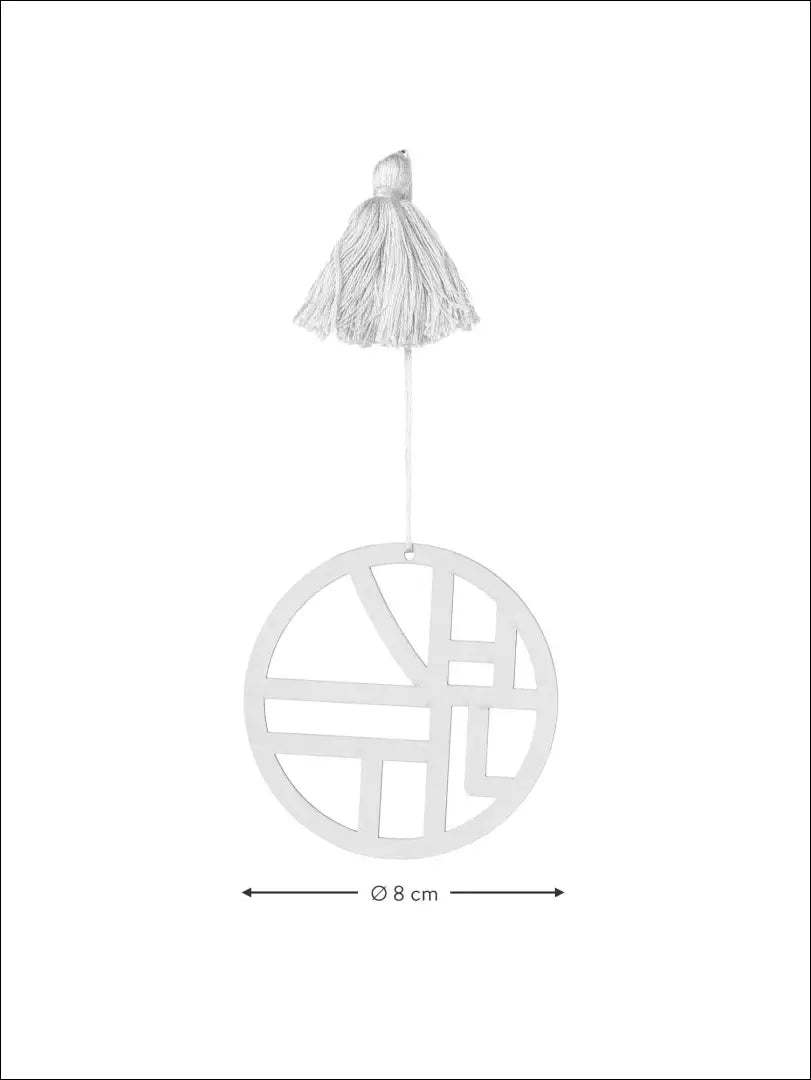 Kalėdinių žaisliukų komplektas (4vnt) DI4850 - €10 Save 50% __label:Pristatymas 1-2 d.d., color-balta, kaledos,