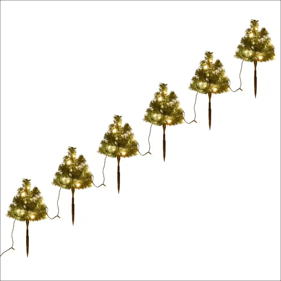 Kalėdų eglutės takelio lemputės (6vnt) DI10942 - €9 Save 75% __label:Pristatymas 1-2 d.d., color-zalia, kaledos,