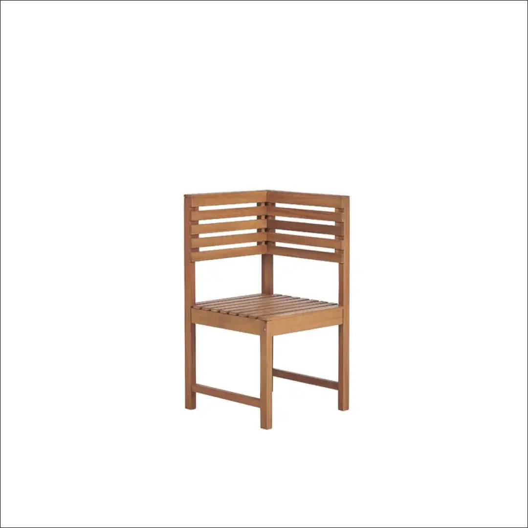Kampinė medinė kėdė LI556 - €55 Save 50% 50-100, __label:Pristatymas 1-2 d.d., color-ruda, kedes-valgomojo, lauko