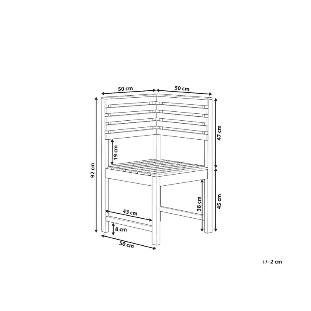 Kampinė medinė kėdė LI556 - €55 Save 50% 50-100, __label:Pristatymas 1-2 d.d., color-ruda, kedes-valgomojo, lauko