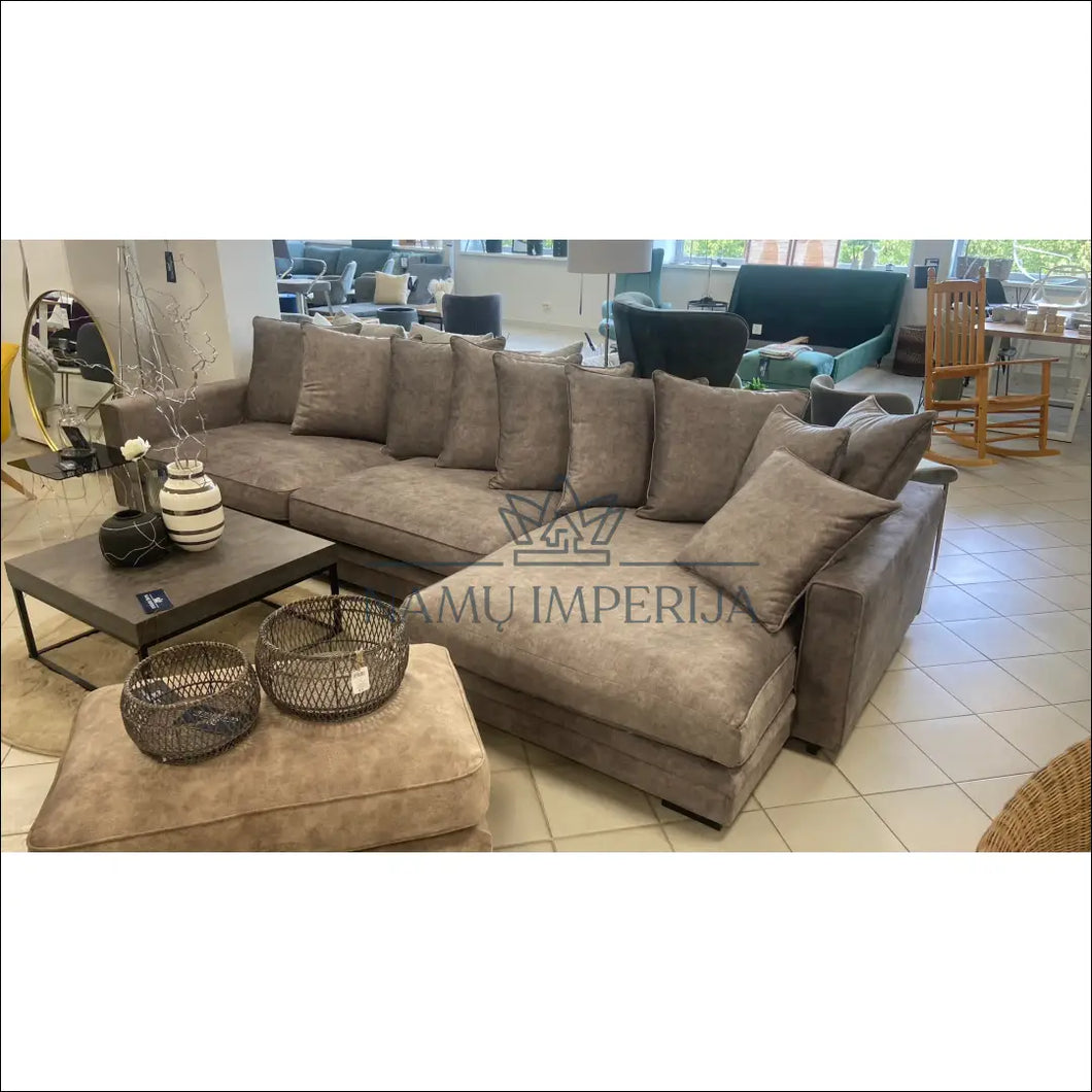 Kampinė sofa MI336 - €1,021 Save 10% color-pilka, kampai, material-aksomas, minkšti, notouch10 Aksomas Kampas