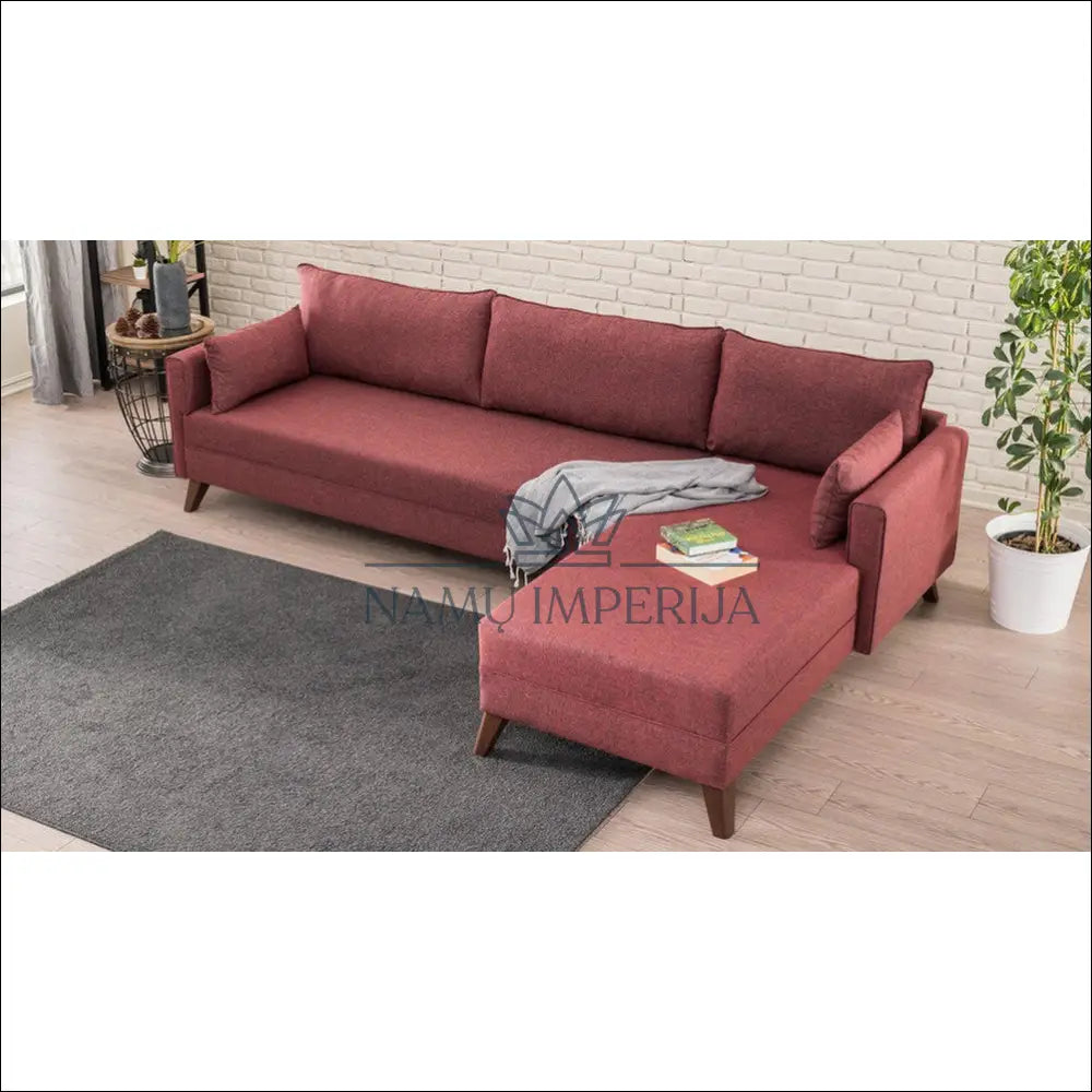 Kampinė sofa MI496 - €1,200 Save 50% __label:Pristatymas 1-2 d.d., color-raudona, kampai, material-gobelenas,