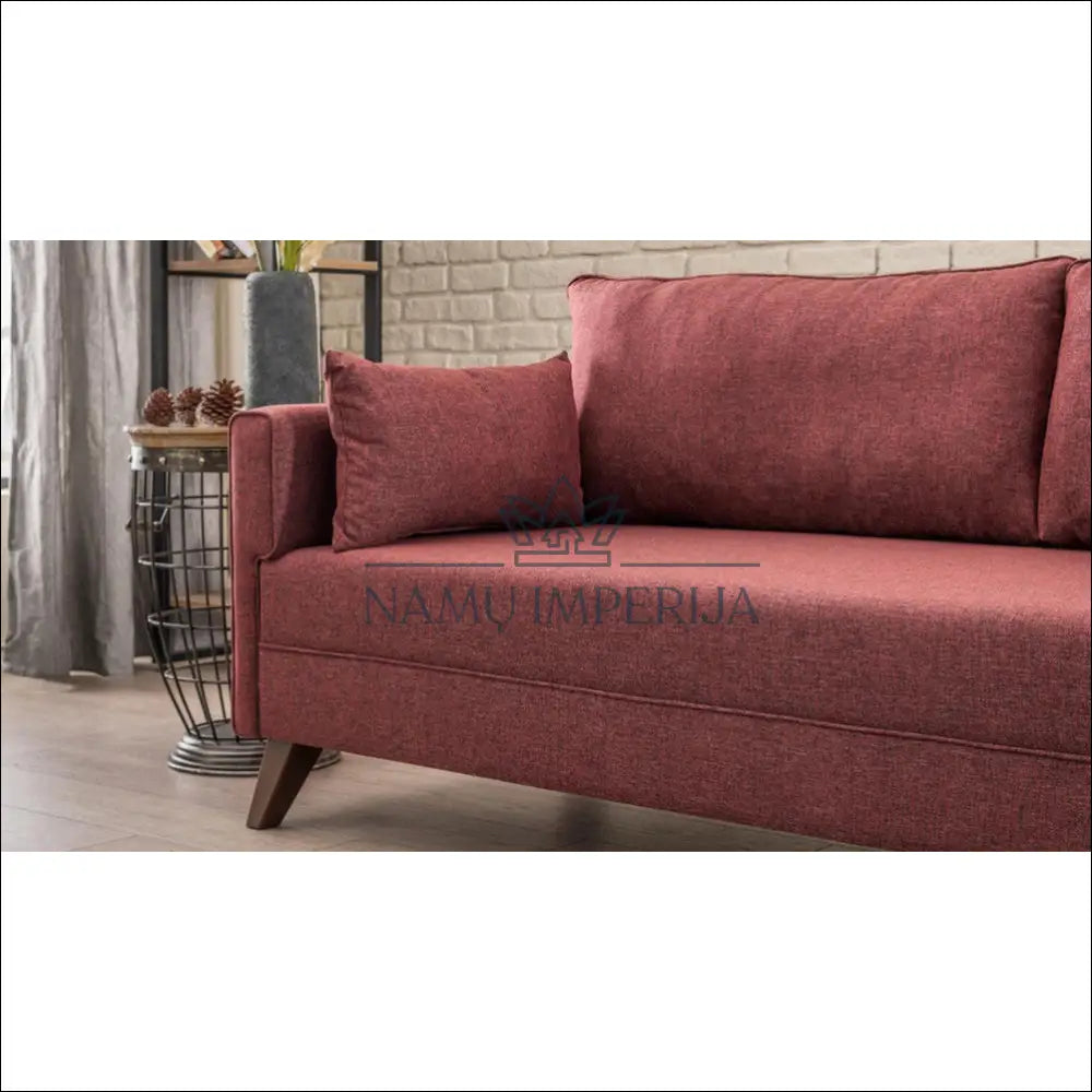 Kampinė sofa MI496 - €720 Save 70% __label:Pristatymas 1-2 d.d., color-raudona, kampai, material-gobelenas, minksti