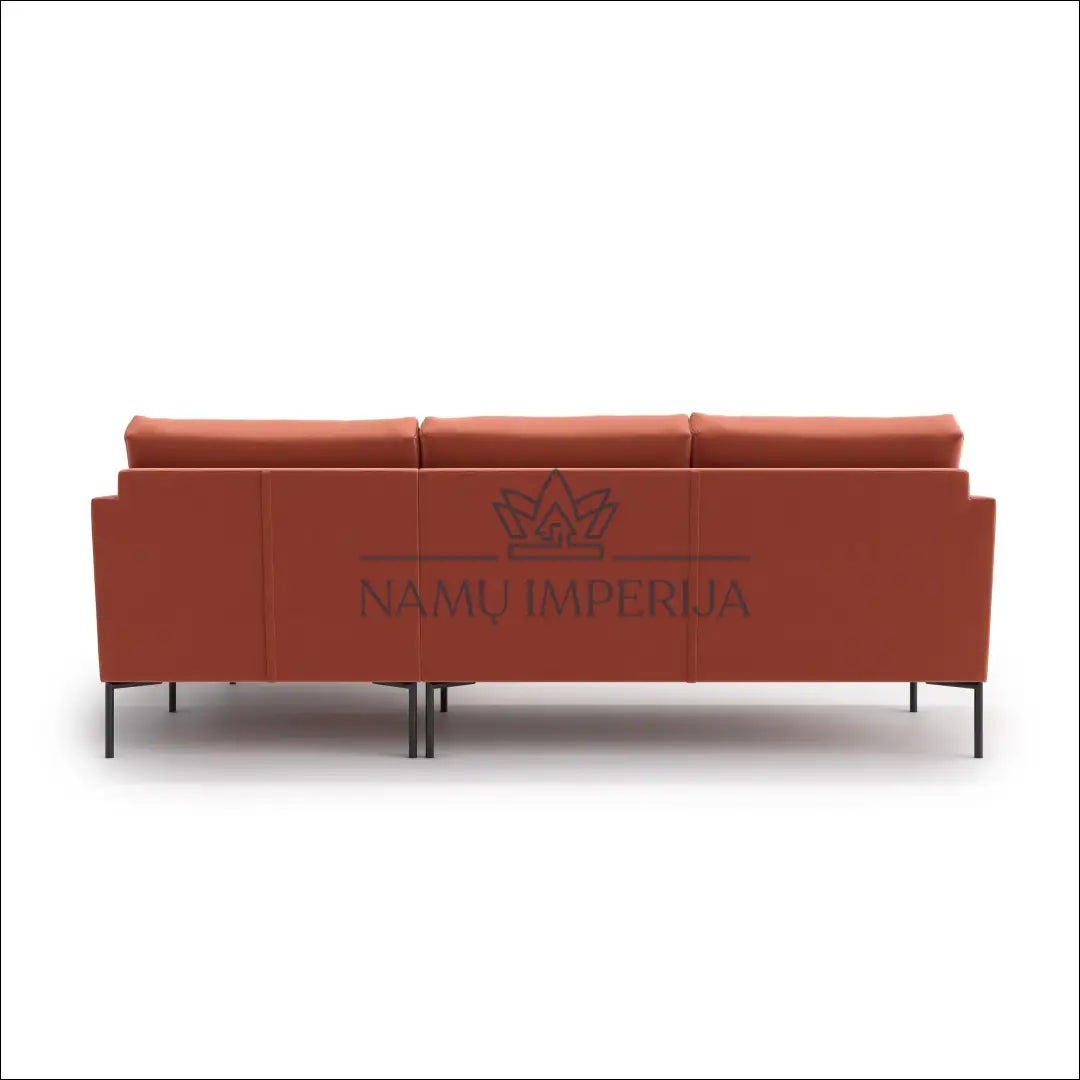 Kampinė sofa MI666 - €735 Save 50% __label:Pristatymas 1-2 d.d., color-oranzine, color-rozine, kampai, material-aksomas