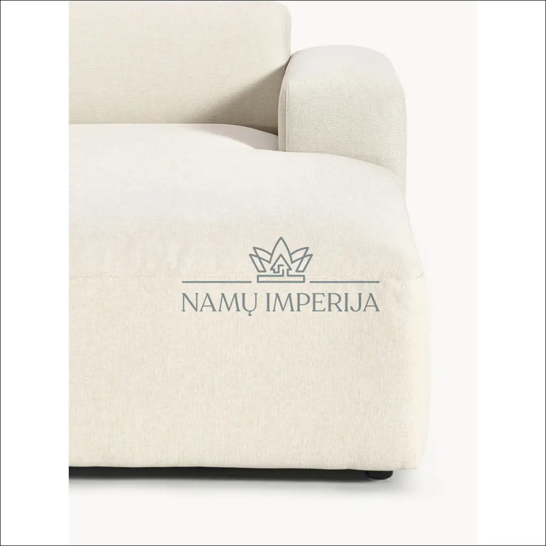 Kampinė sofa MI762 - €1,300 Save 50% __label:Pristatymas 1-2 d.d., color-kremas, kampai, material-gobelenas, minksti