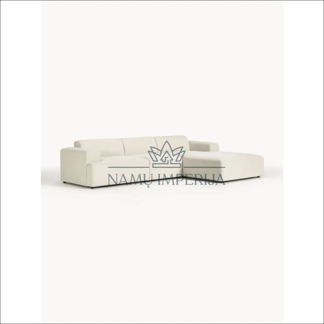 Kampinė sofa MI762 - €1,300 Save 50% __label:Pristatymas 1-2 d.d., color-kremas, kampai, material-gobelenas, minksti