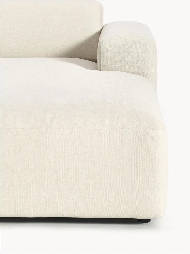 Kampinė sofa MI762 - €1,300 Save 50% __label:Pristatymas 1-2 d.d., color-kremas, kampai, material-gobelenas, minksti
