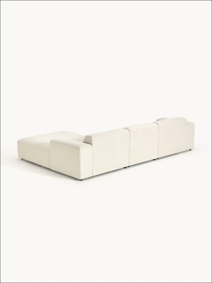 Kampinė sofa MI762 - €1,300 Save 50% __label:Pristatymas 1-2 d.d., color-kremas, kampai, material-gobelenas, minksti