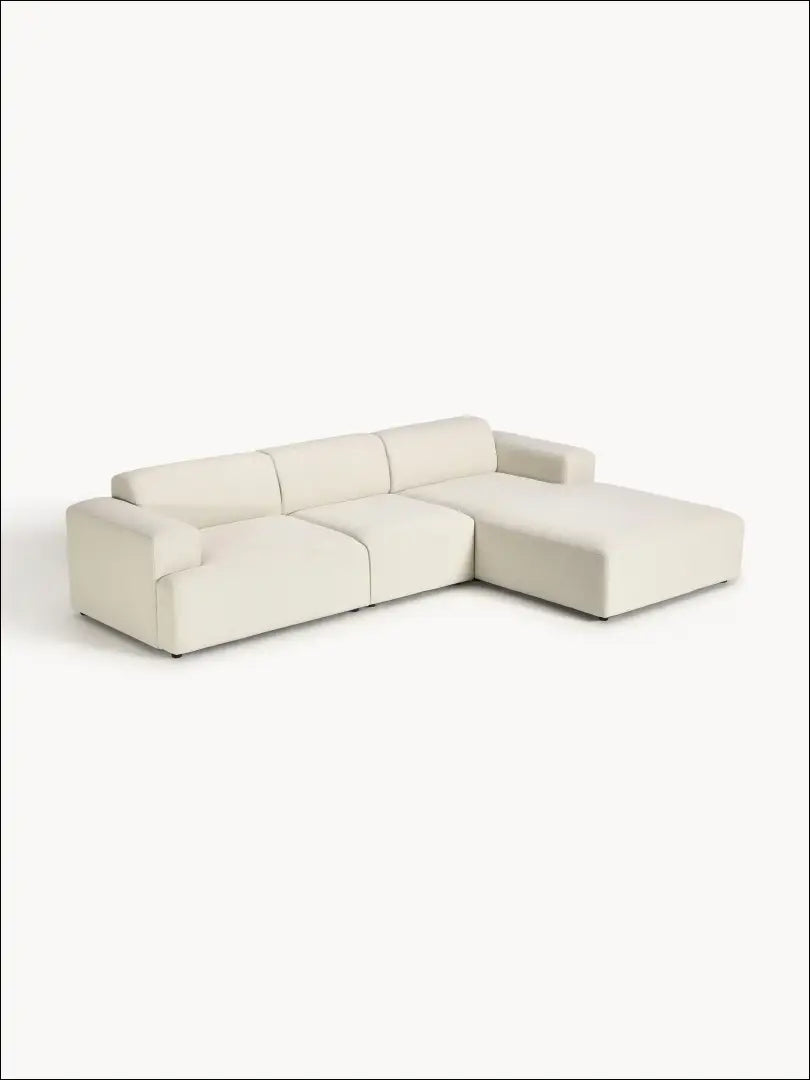 Kampinė sofa MI762 - €1,300 Save 50% __label:Pristatymas 1-2 d.d., color-kremas, kampai, material-gobelenas, minksti