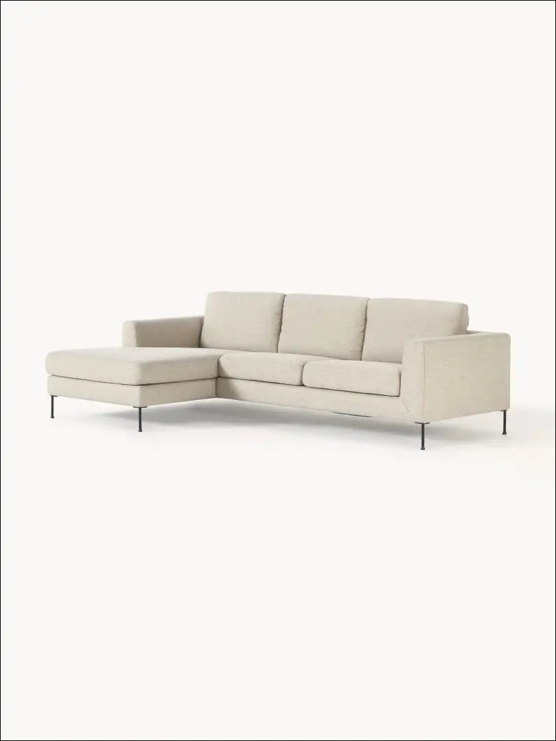 Kampinė sofa MI769 - €900 Save 55% __label:Pristatymas 1-2 d.d., color-smelio, material-gobelenas, minksti, over-200