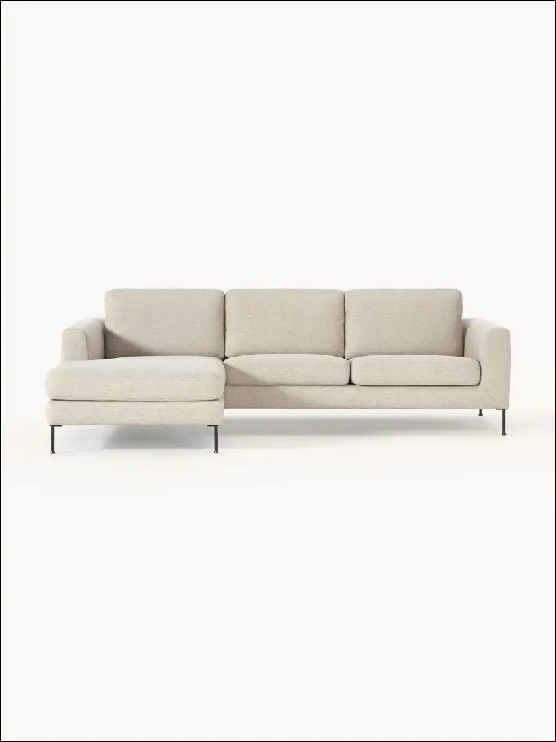 Kampinė sofa MI769 - €900 Save 55% __label:Pristatymas 1-2 d.d., color-smelio, material-gobelenas, minksti, over-200