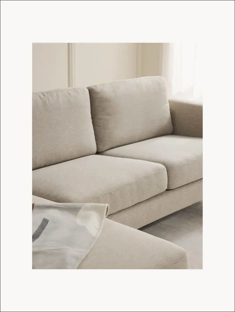 Kampinė sofa MI769 - €800 Save 60% __label:Pristatymas 1-2 d.d., color-smelio, material-gobelenas, minksti, over-200