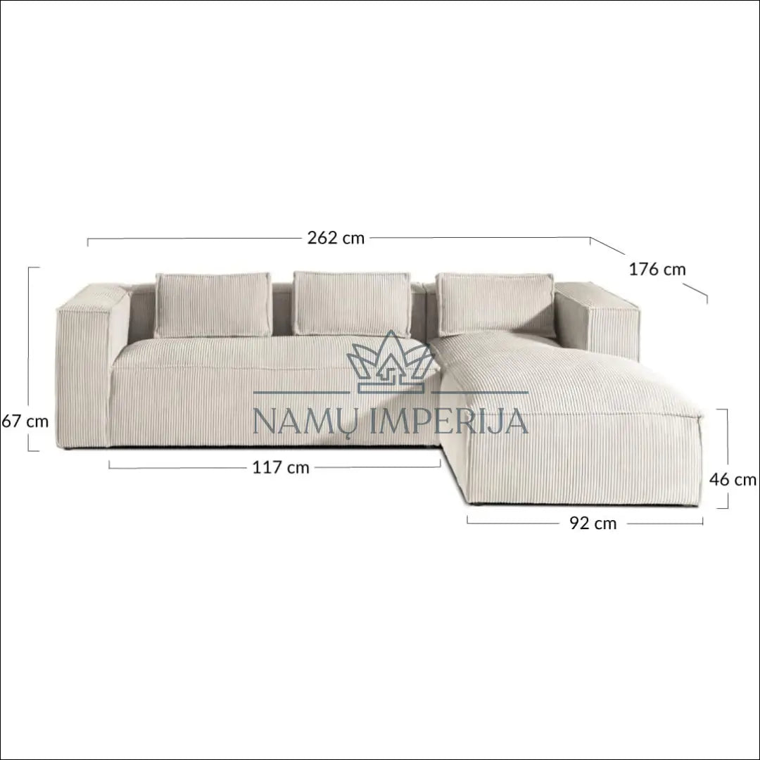Kampinė sofa MI773 €690 Save 50% __label:Pristatymas 1 2 d.d., color smelio, kampai, material poliesteris, minksti Virš