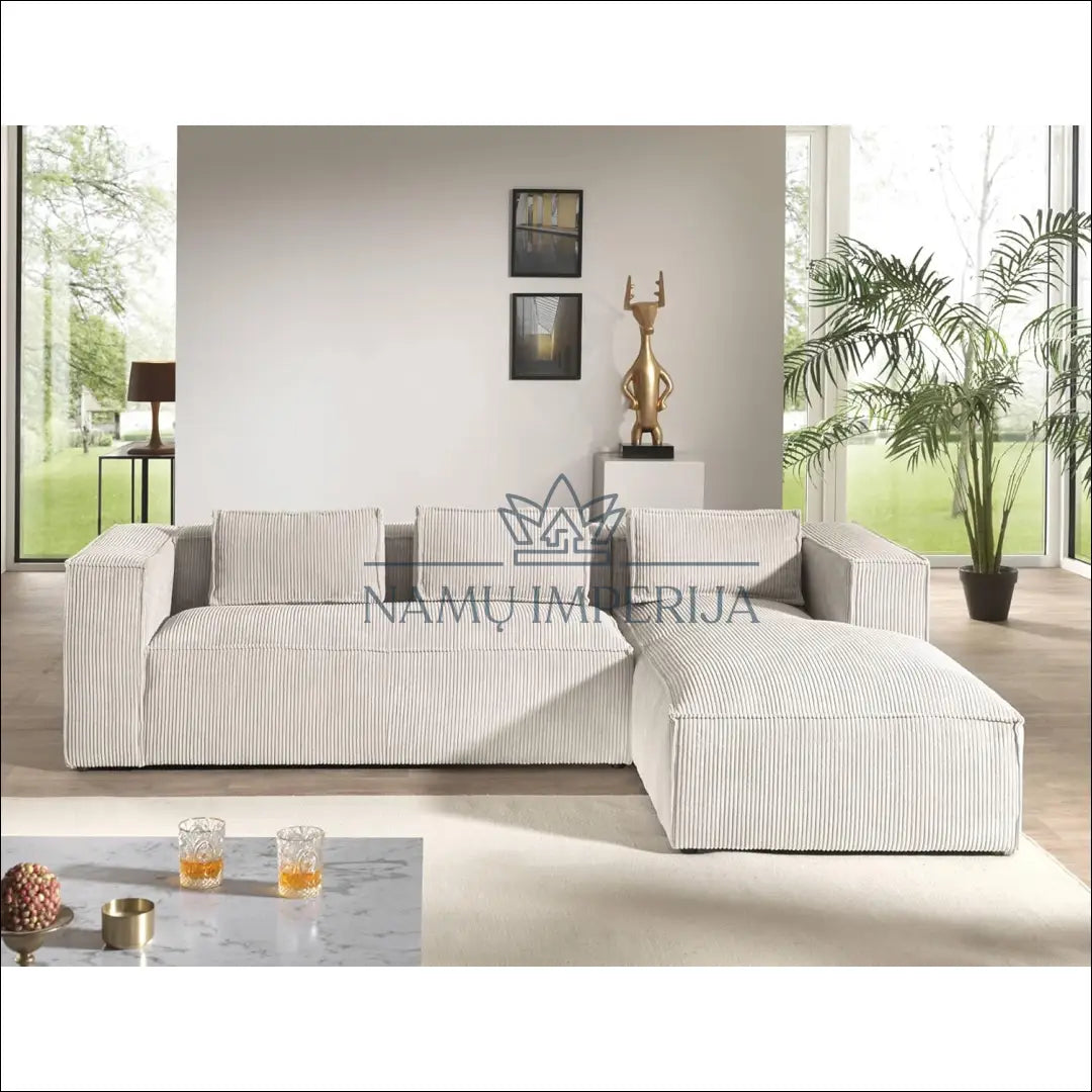 Kampinė sofa MI773 €690 Save 50% __label:Pristatymas 1 2 d.d., color smelio, kampai, material poliesteris, minksti Virš