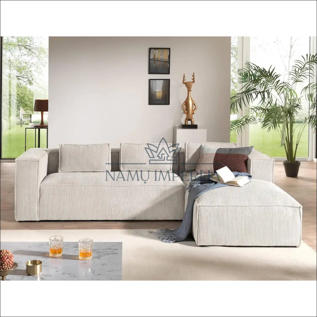 Kampinė sofa MI773 €690 Save 50% __label:Pristatymas 1 2 d.d., color smelio, kampai, material poliesteris, minksti Virš