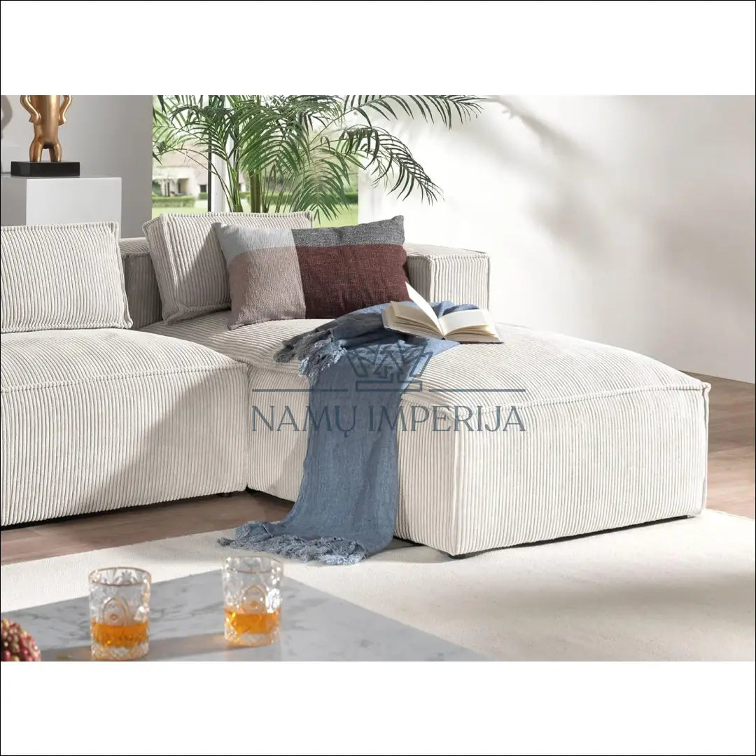 Kampinė sofa MI773 €690 Save 50% __label:Pristatymas 1 2 d.d., color smelio, kampai, material poliesteris, minksti Virš