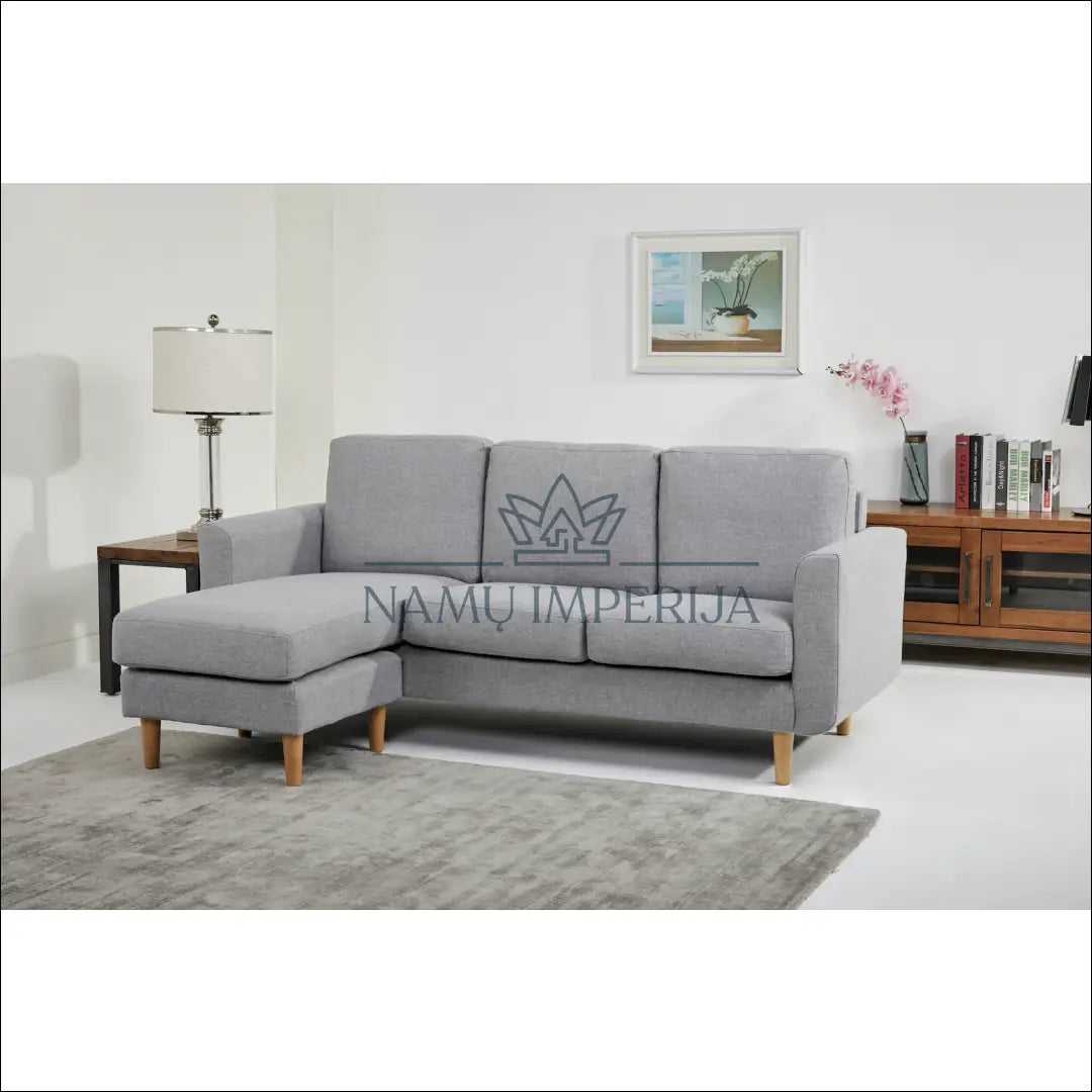 Kampinė sofa MI802 - €395 Save 50% __label:Pristatymas 1-2 d.d., color-pilka, geras, material-gobelenas, minksti Virš