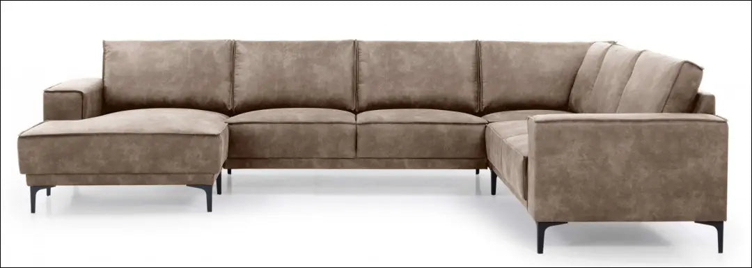 Kampinė sofa MI931 - €900 Save 55% __label:Pristatymas 1-2 d.d., color-ruda, color-Taupe, material-poliesteris,