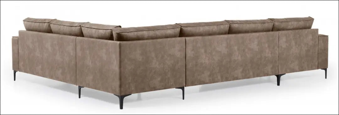 Kampinė sofa MI931 - €900 Save 55% __label:Pristatymas 1-2 d.d., color-ruda, color-Taupe, material-poliesteris,