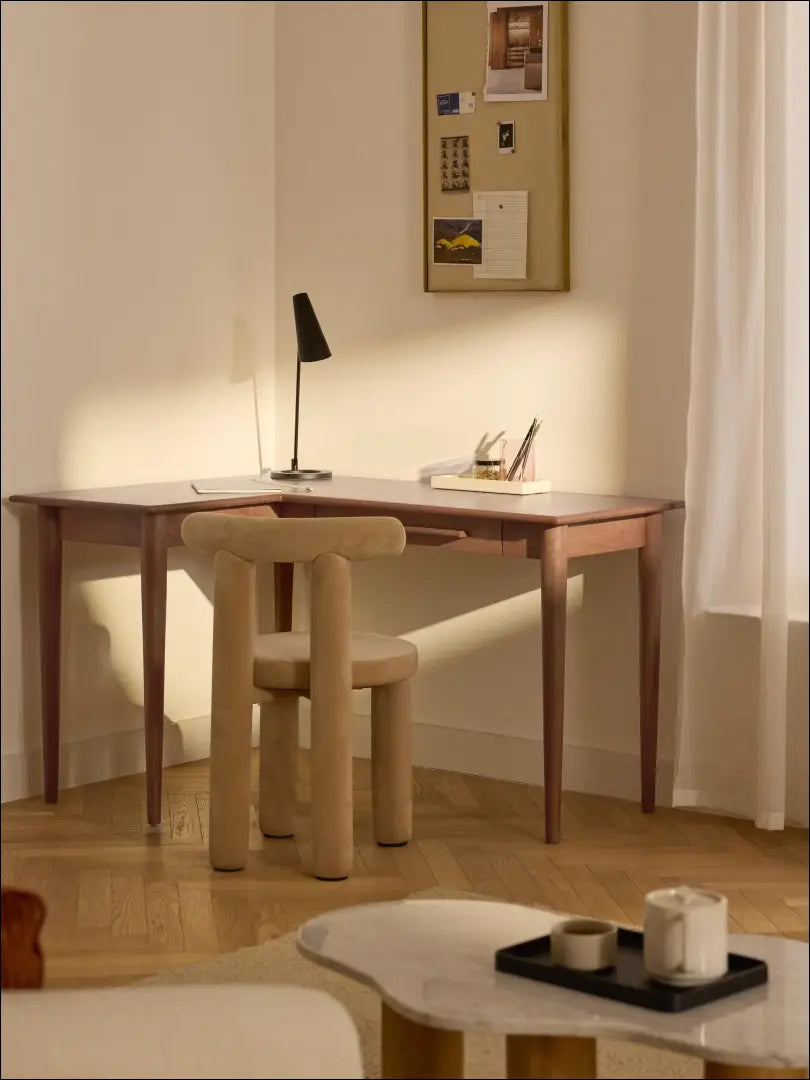 Kampinis darbo stalas BI249 - €300 Save 60% __label:Pristatymas 1-2 d.d., biuro-baldai, biuro-stalai, color-ruda,