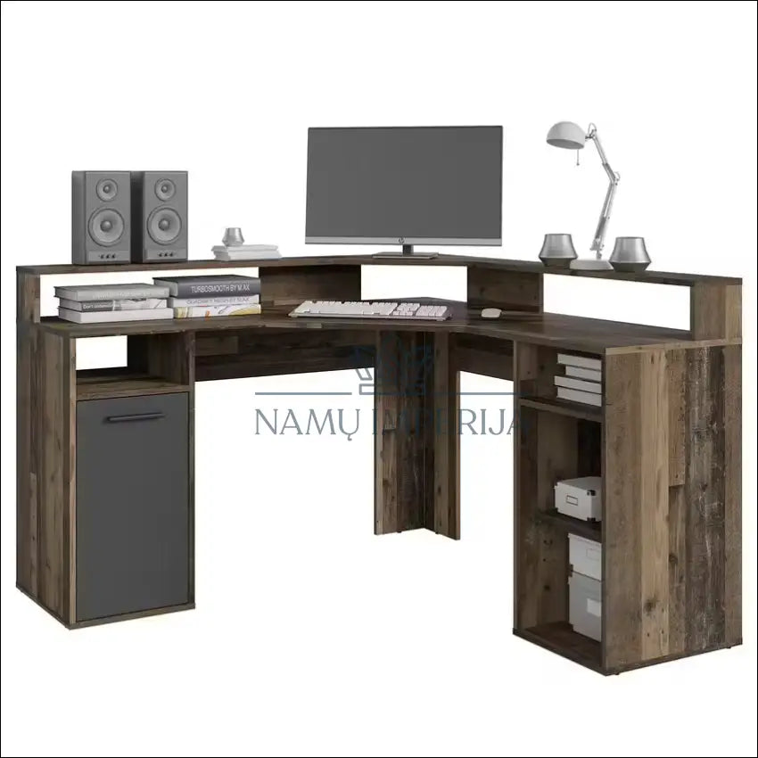 Kampinis darbo stalas BI254 €120 Save 50% 100 200, __label:Pristatymas 1 2 d.d., biuro baldai, stalai, color pilka €100