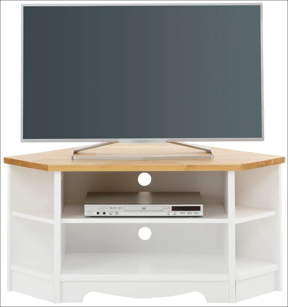 Kampinis TV staliukas SI2324 - €165 Save 50% 100-200, __label:Pristatymas 1-2 d.d., color-balta, color-ruda,