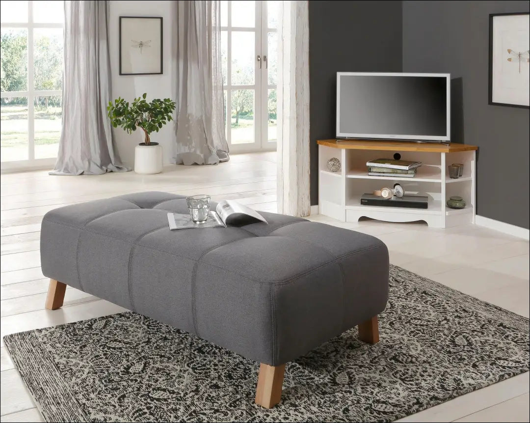 Kampinis TV staliukas SI2324 - €165 Save 50% 100-200, __label:Pristatymas 1-2 d.d., color-balta, color-ruda,