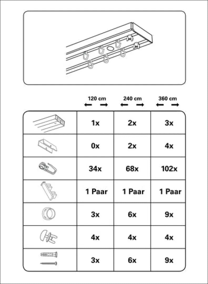 Karnizas KI485 - €15 Save 65% __label:Pristatymas 1-2 d.d., color-balta, material-plastikas, tekstile, under-25 Iki €25
