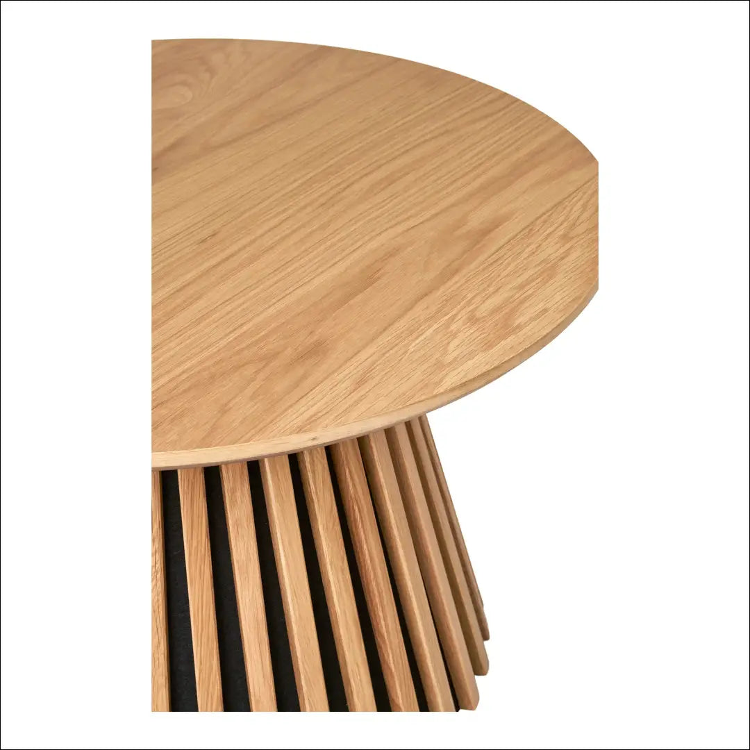 Kavos staliukas ąžuolo fanera natūralus ø70x45 cm RD351 - €390 Save 15% __label:Pristatymas 5-14 d.d., Coffee tables,