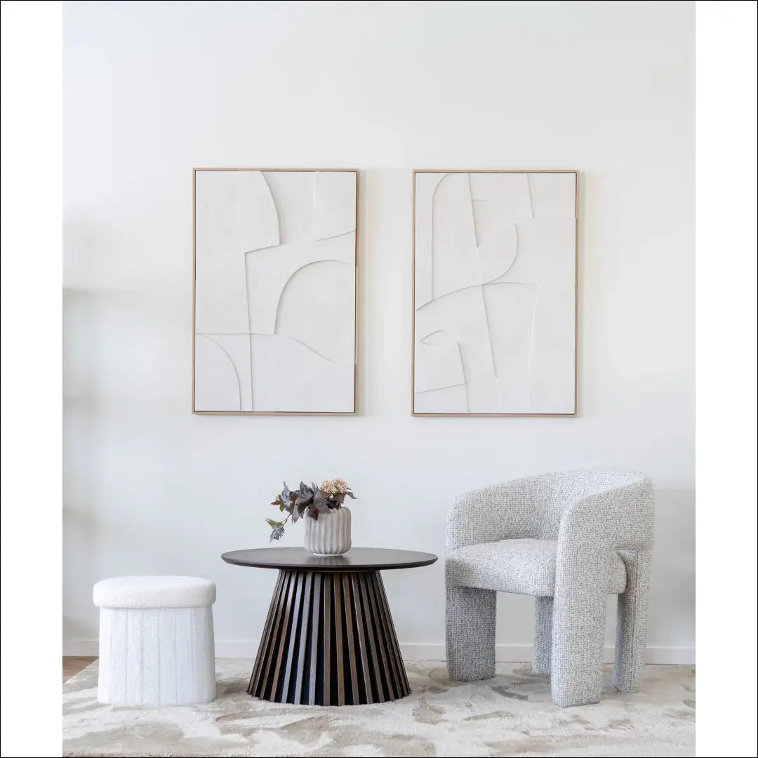 Kavos staliukas ąžuolo fanera rūkytas ø70x45 cm RD352 - €407 Save 15% __label:Pristatymas 5-14 d.d., Coffee tables,