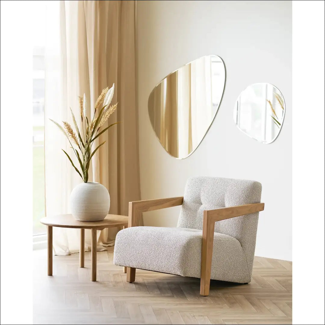 Kavos staliukas ąžuolo spalvos natūralus ø70x40 cm RD313 - €162 Save 15% 100-200, Coffee tables, Natūrali, nordic,