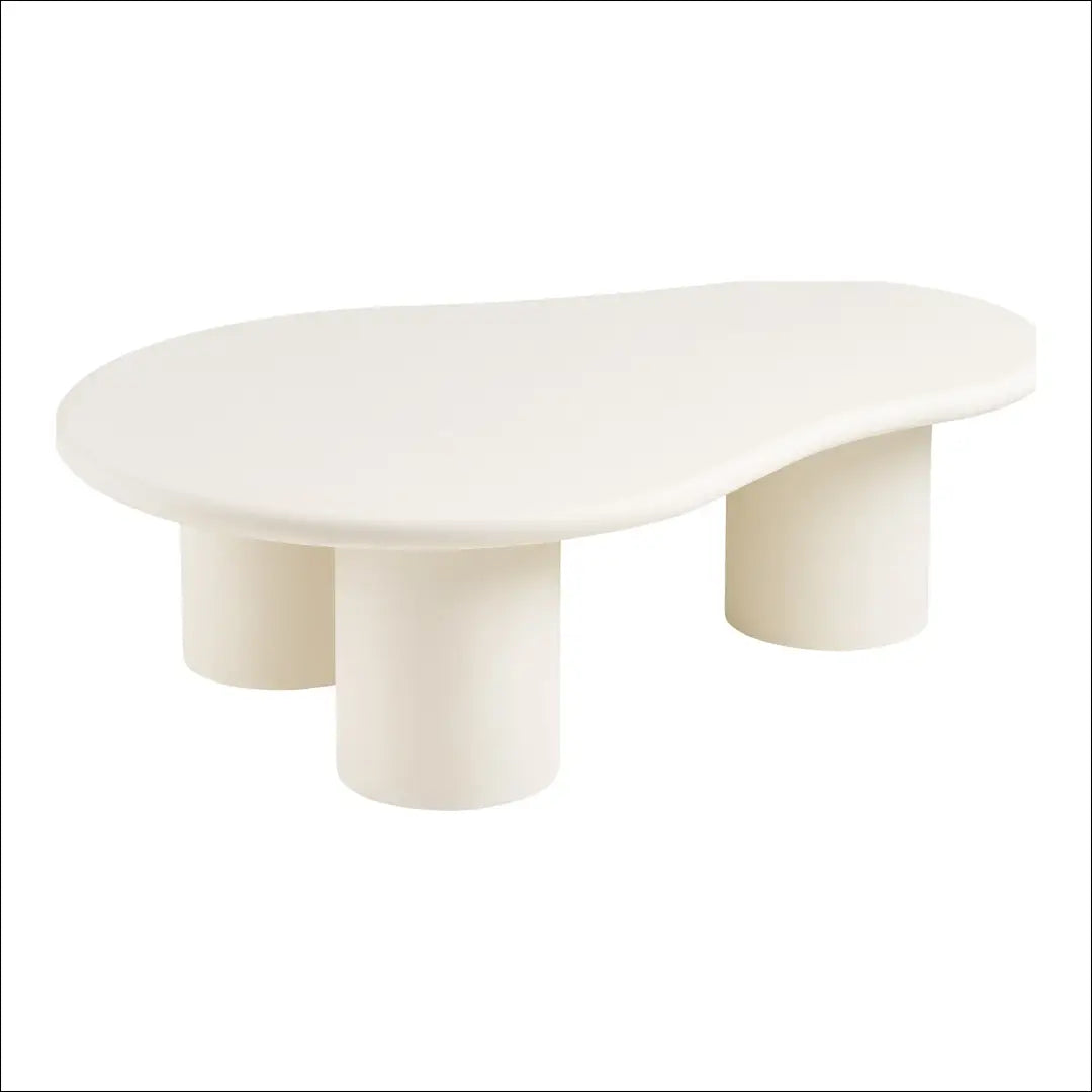 Kavos staliukas cemento imitacijos balkšvas 80x120x35 cm RD365 - €421 Save 15% Balkšva, Coffee tables, nordic,