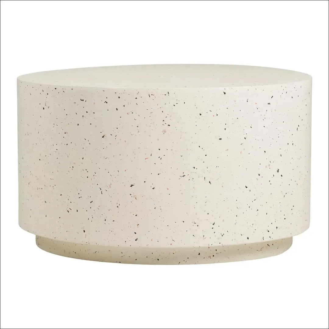 Kavos staliukas fibrozinis molis teraco imitacija ø70x40 cm RD1111 - €227 Save 15% Coffee tables, nordic, Off balta,