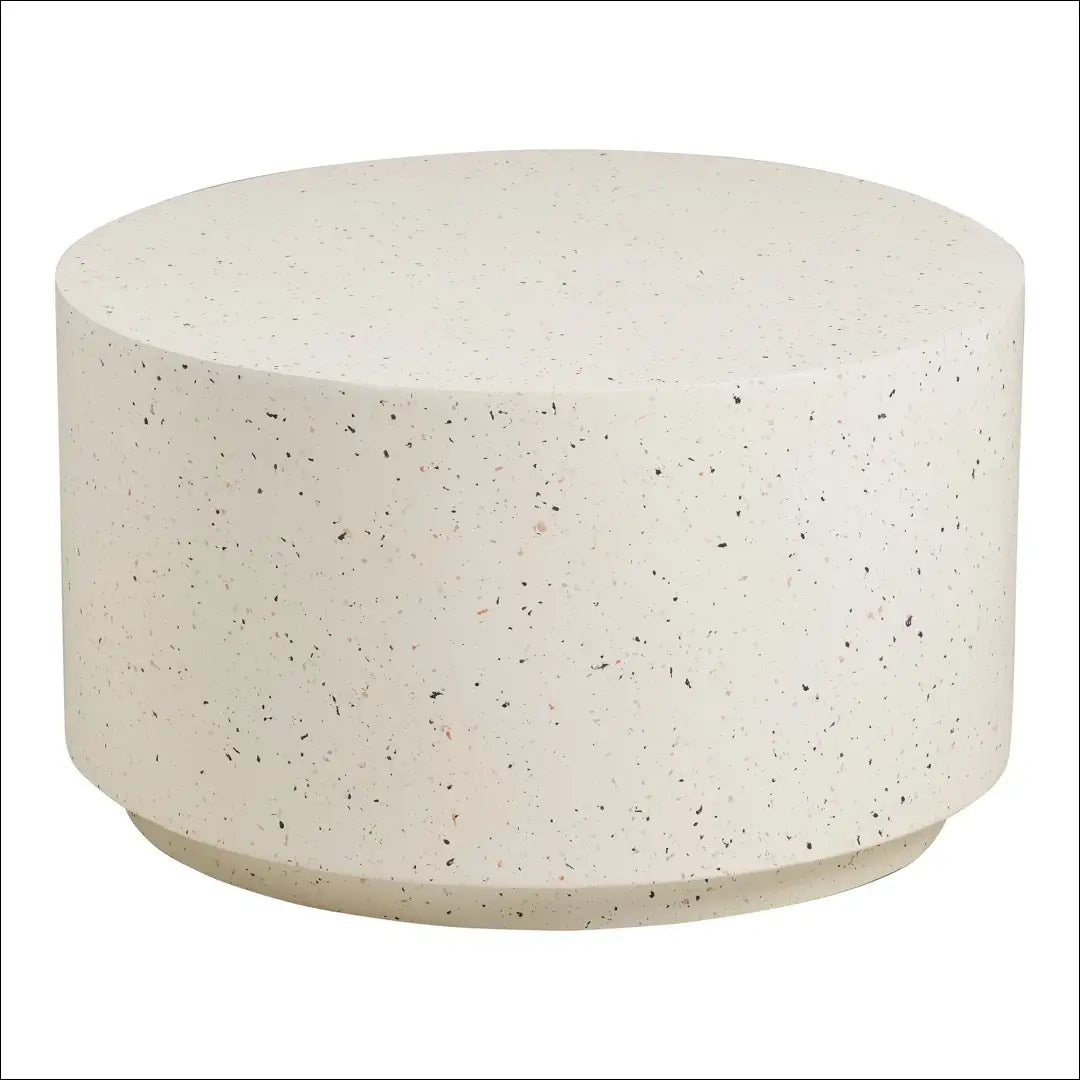 Kavos staliukas fibrozinis molis teraco imitacija ø70x40 cm RD1111 - €227 Save 15% Coffee tables, nordic, Off balta,