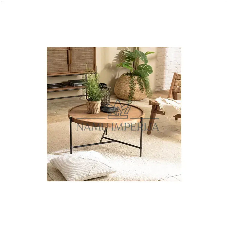 Kavos staliukas iš perdirbtos medienos SI1741 - €136 Save 60% 100-200, __label:Pristatymas 1-2 d.d., color-juoda,