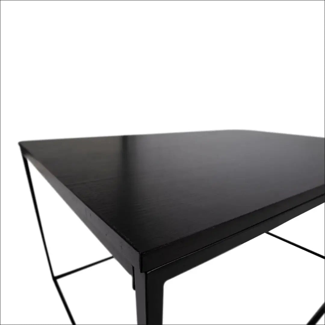 Kavos staliukas juodas rėmas 60x90x45 cm RD325 - €73 Save 15% 50-100, __label:Pristatymas 5-14 d.d., Coffee tables,